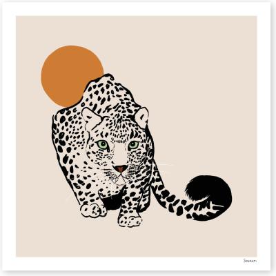 Wolf & Badger Leah Art Print 30X30Cm Soumati Studio