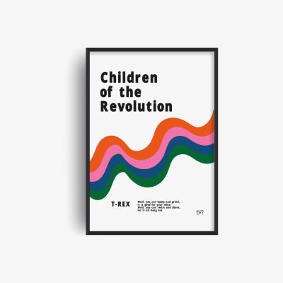 Wolf & Badger Children Of The Revolution Giclée Art Print A3 297 X 420Mm Fanclub