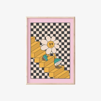 Wolf & Badger Daisy Check Print Sofe Store
