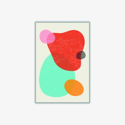 Wolf & Badger Bright Abstract Shapes #2 A1 594 X 841Mm Stanley Print House