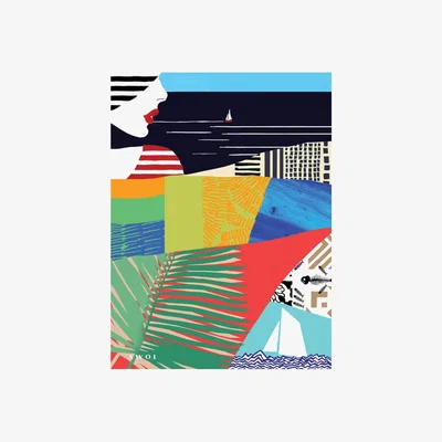 Wolf & Badger Petite Travel Vibes Art Print Awol