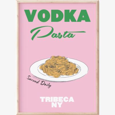Wolf & Badger Vodka Pasta Print Sofe Store