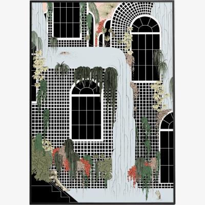 Wolf & Badger Botanical Gardens - Art Print S A3 297 X 420Mm Abi Overland Jersey