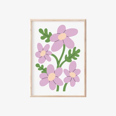 Wolf & Badger Lilac Garden Print Sofe Store