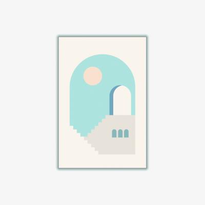 Wolf & Badger Blue Minimal Architecture #1 Extra Large Stanley Print House