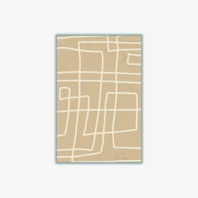 Wolf & Badger Brown Minimal Line Series 2 Medium Stanley Print House