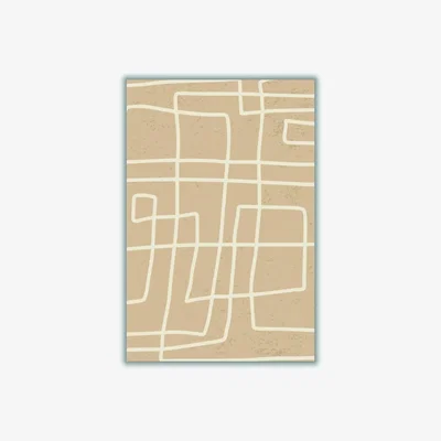 Wolf & Badger Brown Minimal Line Series 2 Medium Stanley Print House
