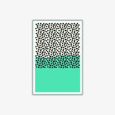 Wolf & Badger Blue Vibe Halftone Extra Small Stanley Print House