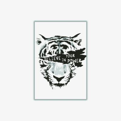 Wolf & Badger Black Believe In Your Power A2 420 X 594Mm Stanley Print House