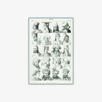 Wolf & Badger Man Iii By Oliver Goldsmith Grey Large Stanley Print House