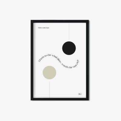 Wolf & Badger Neutrals The Chain Fleetwood Mac Inspired Retro Giclée Art Print A3 Fanclub