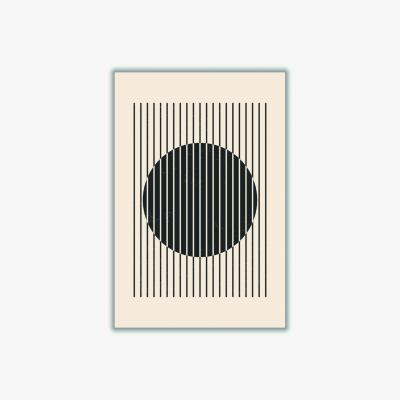 Wolf & Badger Black And White Line Series 3 Small Stanley Print House