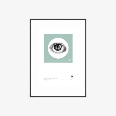 Wolf & Badger London Eye Series - I C U - L D N - Sage Green Curiosity Snug
