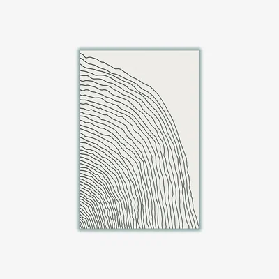 Wolf & Badger Black Boho Lines Series #7 Xxs Stanley Print House
