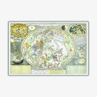 Wolf & Badger Neutrals Astronomical Chart A3 297 X 420Mm Stanley Print House