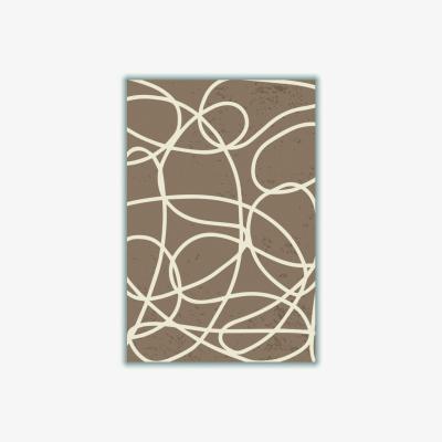 Wolf & Badger Brown Lines Lines Lines #2 Extra Large Stanley Print House