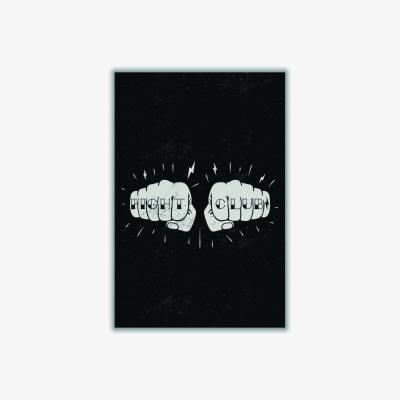 Wolf & Badger Grey Fight Club Extra Small Stanley Print House