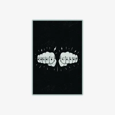 Wolf & Badger Grey Fight Club Extra Small Stanley Print House