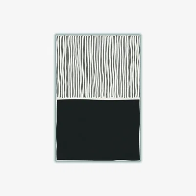 Wolf & Badger Black Minimal Line Vibes #8 Extra Small Stanley Print House