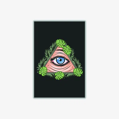 Wolf & Badger Rose Gold All Seeing Eye A3 297 X 420Mm Stanley Print House
