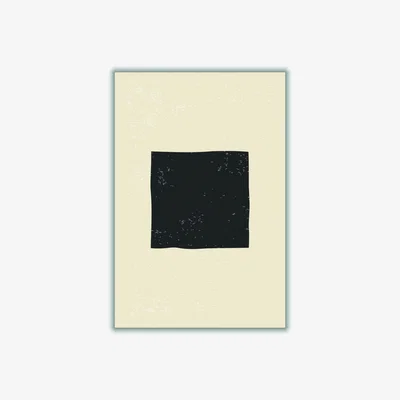 Wolf & Badger Black Minimal Shapes Series #3 Xxs Stanley Print House