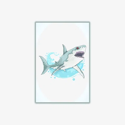 Wolf & Badger Grey Rarrrrr!! A3 297 X 420Mm Stanley Print House