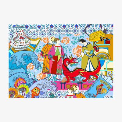 Wolf & Badger The Hong Kong Pop Signed Limited Edition Print Jessica Russell Flint