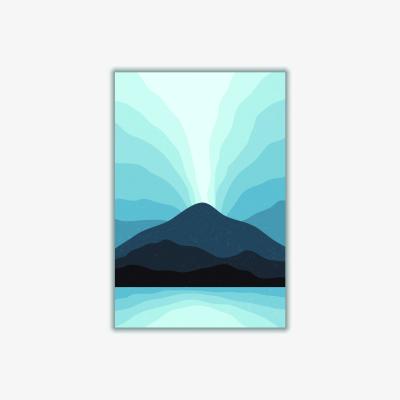 Wolf & Badger Blue Mountain Vibes #1 A4 210 X 297Mm Stanley Print House