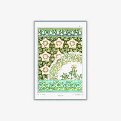 Wolf & Badger Green Eglantier Ii Print By Maurice Pillard Verneuil A3 297 X 420Mm Stanley Print House