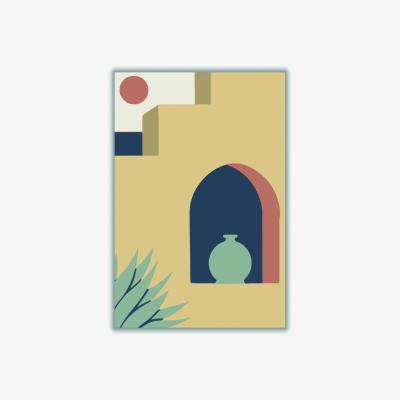 Wolf & Badger Neutrals Boho Minimal Design #3 A3 297 X 420Mm Stanley Print House