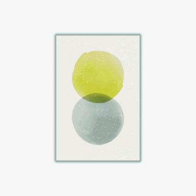 Wolf & Badger Yellow / Orange Watercolor Minimal Set #2 Xxs Stanley Print House