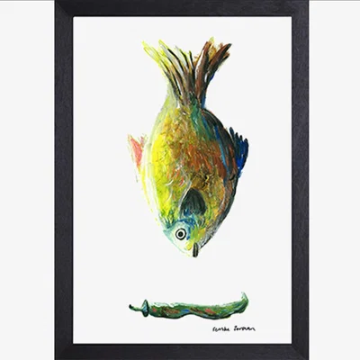 Wolf & Badger Coloured Fish Catchii