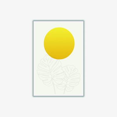 Wolf & Badger Yellow / Orange Botanical Yellow 1 A4 210 X 297Mm Stanley Print House