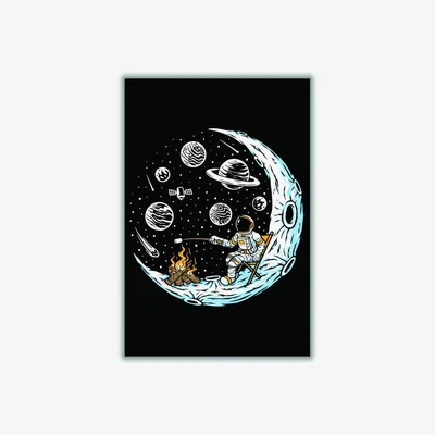 Wolf & Badger Yellow / Orange Moon Camp Vibes Extra Small Stanley Print House