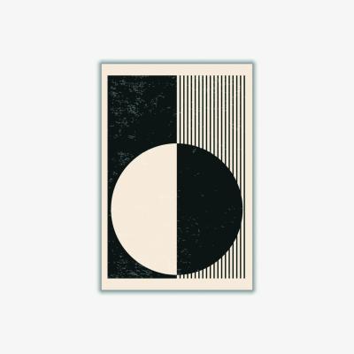 Wolf & Badger Black And White Planets Series #3 Medium Stanley Print House