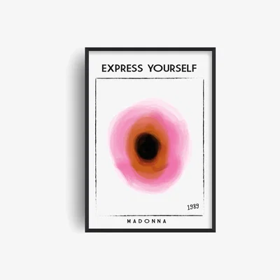 Wolf & Badger Express Yourself Retro Giclée Art Print A3 297 X 420Mm Fanclub