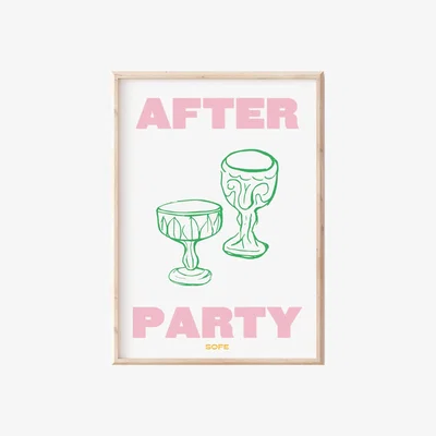 Wolf & Badger White After Party Print Sofe Store