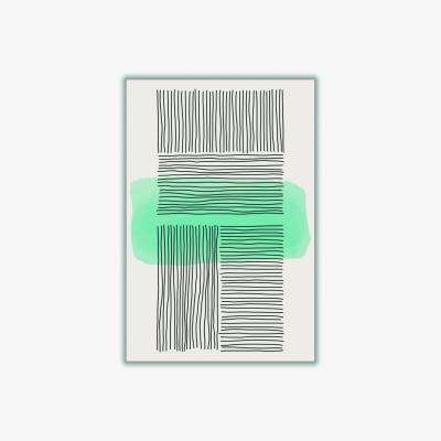 Wolf & Badger Green Minimalism #2 Medium Stanley Print House
