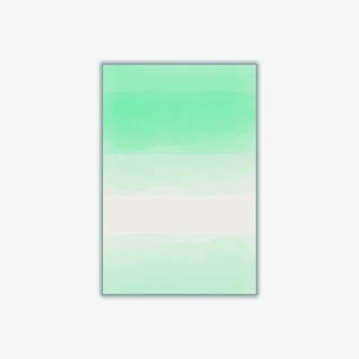 Wolf & Badger Light Green Watercolor Series #1 Xxs Stanley Print House
