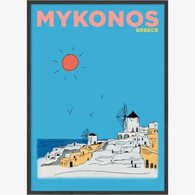 Wolf & Badger Mykonos Greece Summer Escapes Print Places & Spaces Art Co.