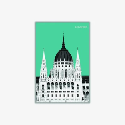 Wolf & Badger Halftone Budapest Green Medium Stanley Print House