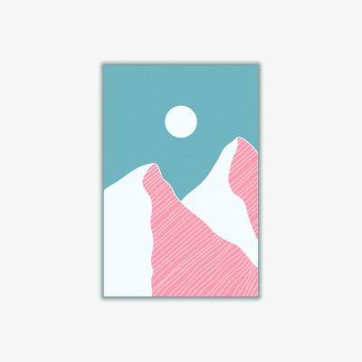 Wolf & Badger Minimal Alpenglow #3 A4 210 X 297Mm Stanley Print House