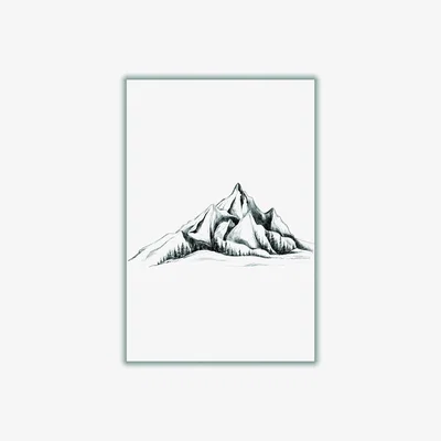 Wolf & Badger Grey To The Mountains Extra Large Stanley Print House