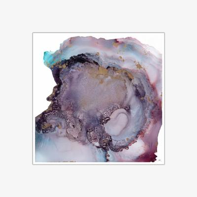 Wolf & Badger Pink / Purple Igneous 1 - Fine Art Print Medium Art by Affie