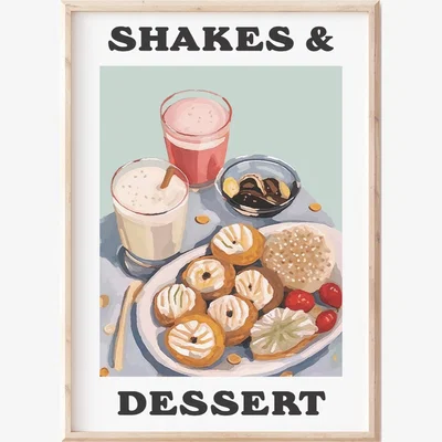 Wolf & Badger Pink / Purple Shakes & Dessert Sofe Store