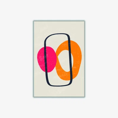 Wolf & Badger Abstract Minimal Series #1 Medium Stanley Print House