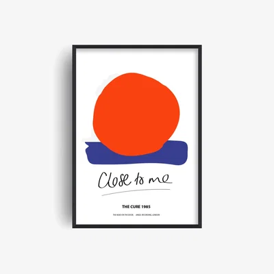 Wolf & Badger Close To Me The Cure Music Inspired Giclée Art Print A2 Fanclub