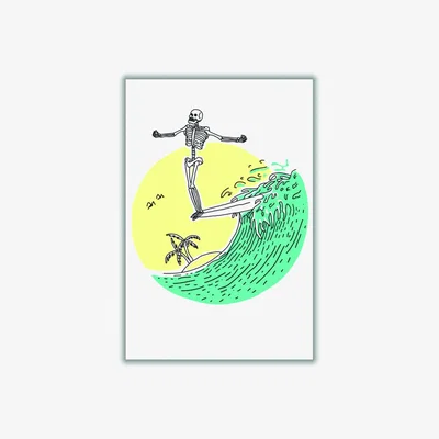 Wolf & Badger Hang 10 Zen Extra Small Stanley Print House