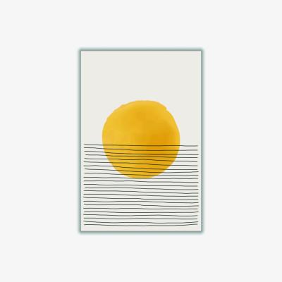 Wolf & Badger Yellow / Orange Geometric Watercolor #4 Xxs Stanley Print House