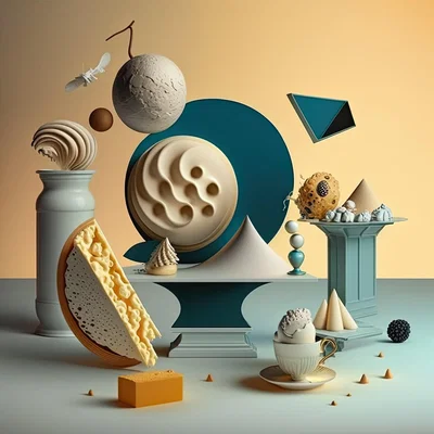 Wolf & Badger Surreal Still Life A3 297 X 420Mm Artchi